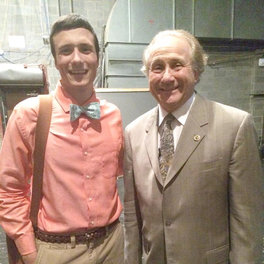 Student Government President Anthony Fanucci and Michael Reagan