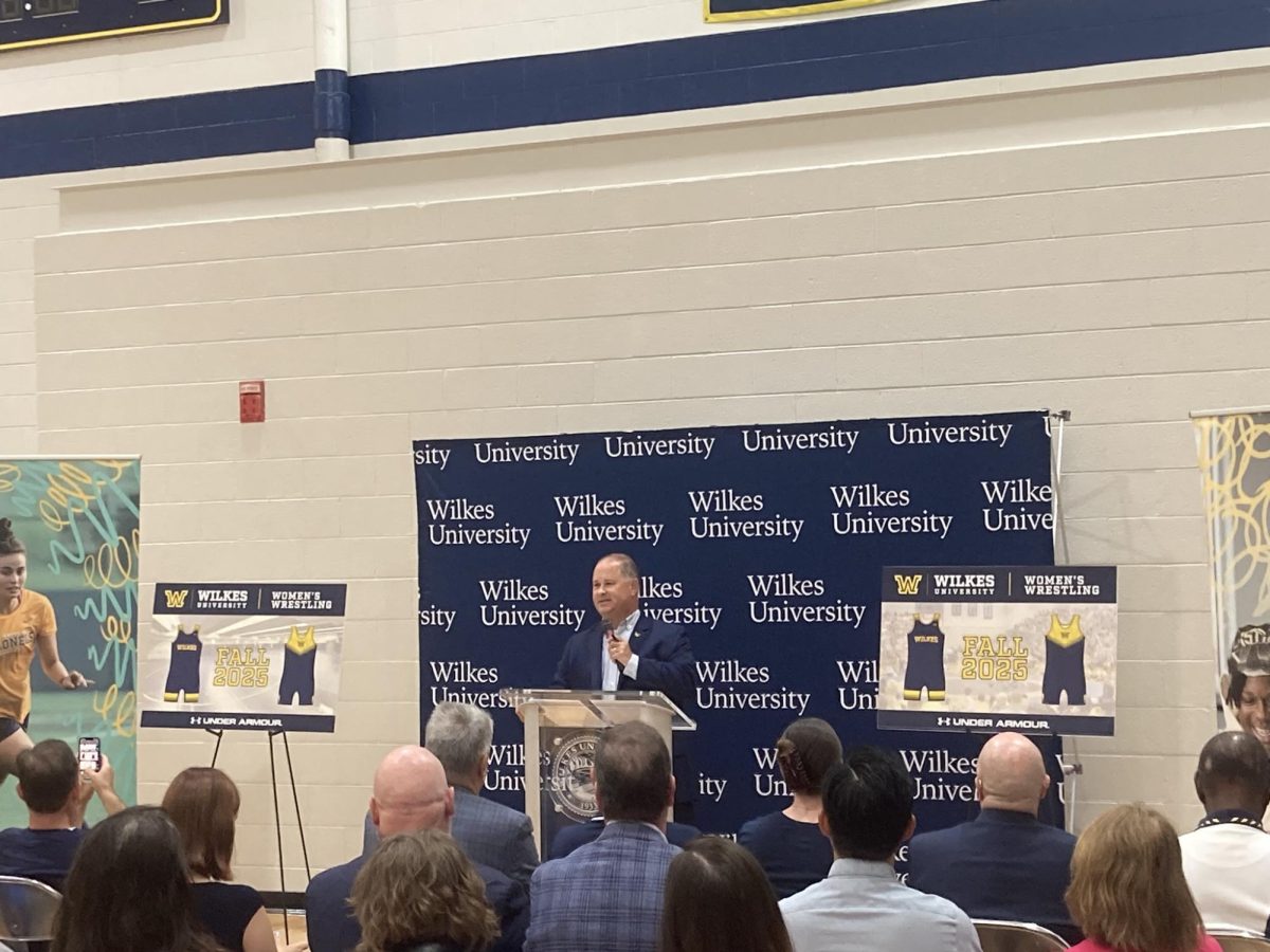 Athletic Director Scott Musa announces that Wilkes will debut a women's wrestling team. 