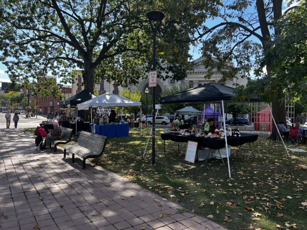 Various vendors attended the Back to the Grind fall festival in downtown Wilkes-Barre.