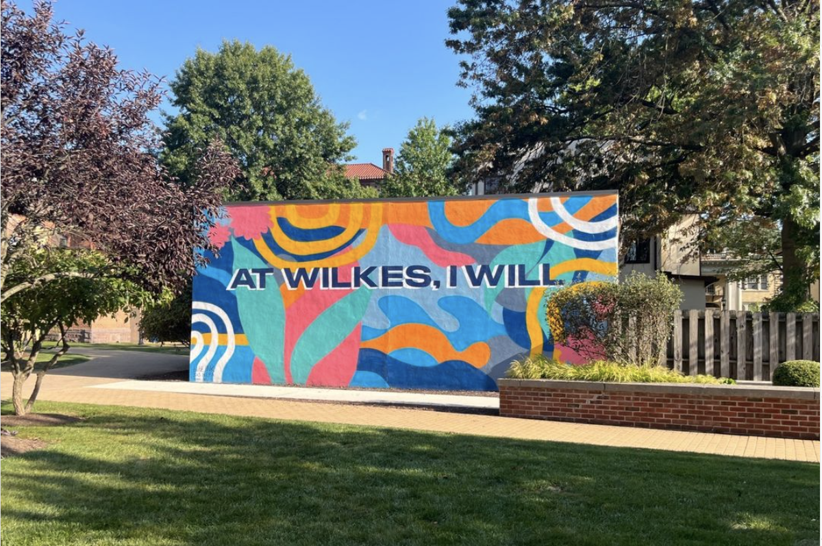 Colorful mural now a part of Wilkes campus